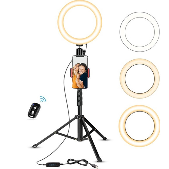 Ubeesize Accents Ubeesize 8 Inch Selfie Ring Light With Tripod